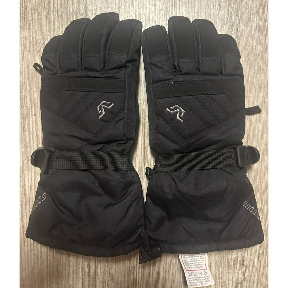 Mens GORDINI AquaBloc Down Gauntlet Gloves - BLACK size M